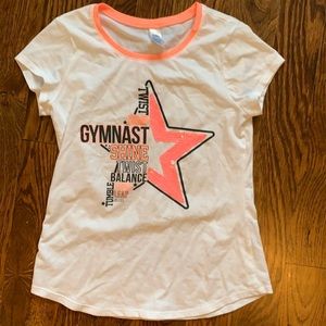 Girls justice gymnast t shirt